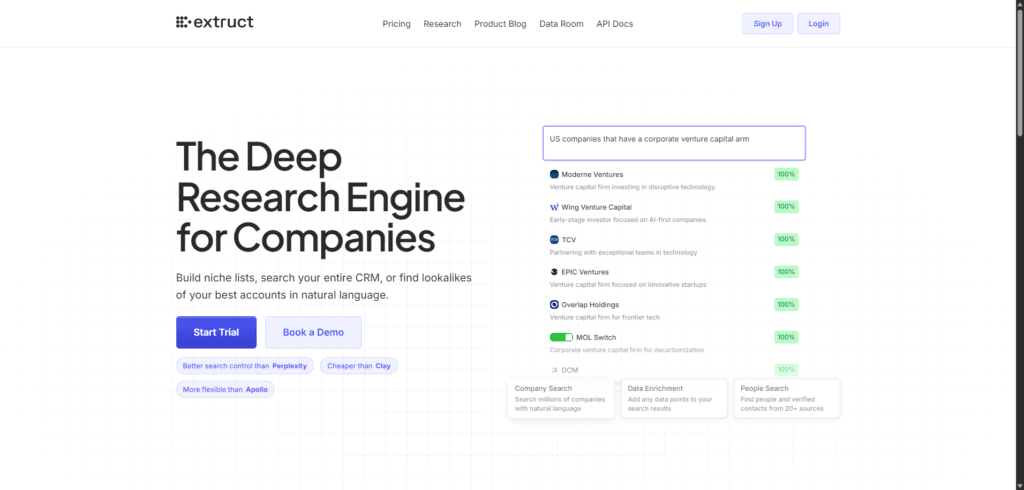 Extruct Ai Overview (2026) – Ai Research Agent For Data Extraction