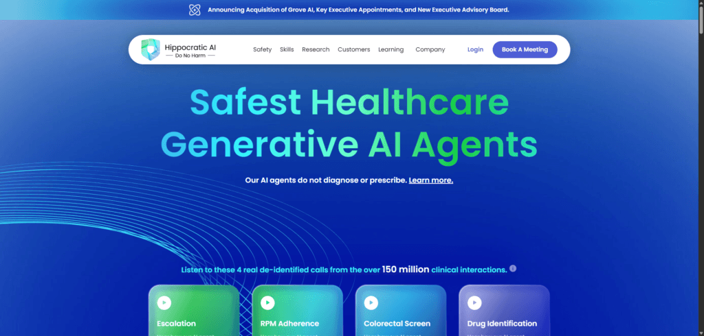 Hippocratic Ai Overview (2026) – Ai Healthcare Agent For Patient Communication