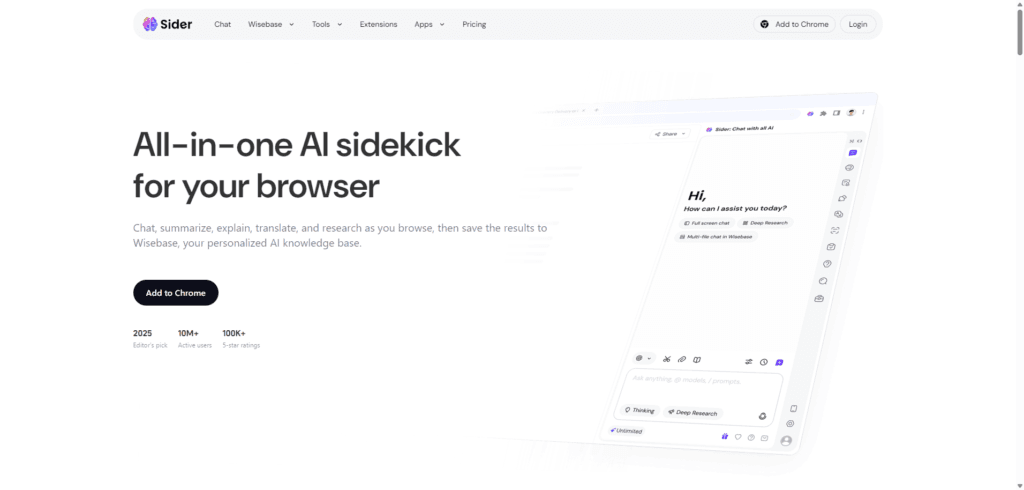 Sider Deep Research Overview 2026 – Ai Research Agent For Deep Analysis